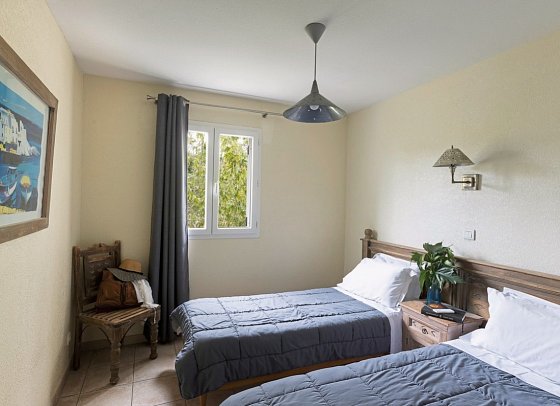 Résidence Marina d'Oru - Wohnbeispiel Appartement 2 Schlafzimmer (Zimmercodierungen OB2 & OB3)