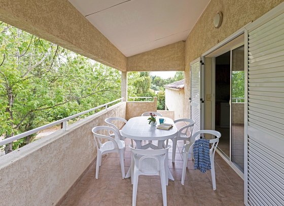 Résidence Marina d'Oru - Wohnbeispiel Appartement 2 Schlafzimmer ca. 55 qm (Zimmercodierung OB2)