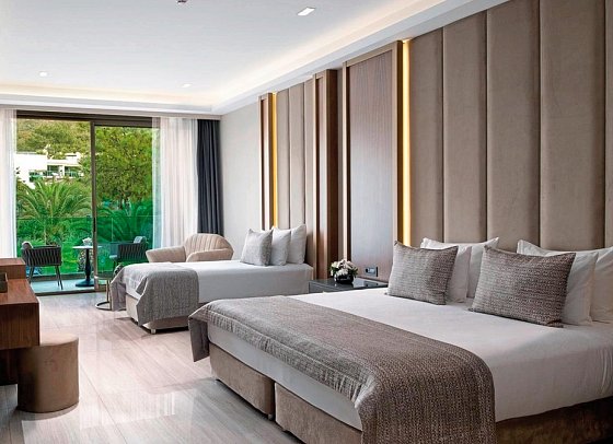 Vogue Hotel Supreme Bodrum - Wohnbeispiel Doppelzimmer Superior Landblick (Zimmercodierungen DSL & DCL)