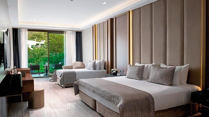 Vogue Hotel Supreme Bodrum - Wohnbeispiel Doppelzimmer Superior Landblick (Zimmercodierungen DSL & DCL)