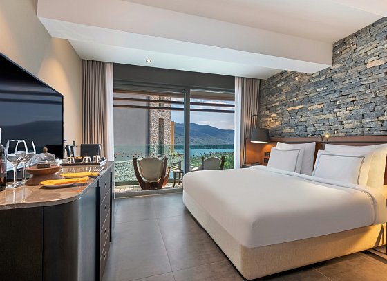 Lujo Bodrum - Wohnbeispiel Doppelzimmer Superior seitl. Meerblick (Zimmercodierungen DSN & DCN)