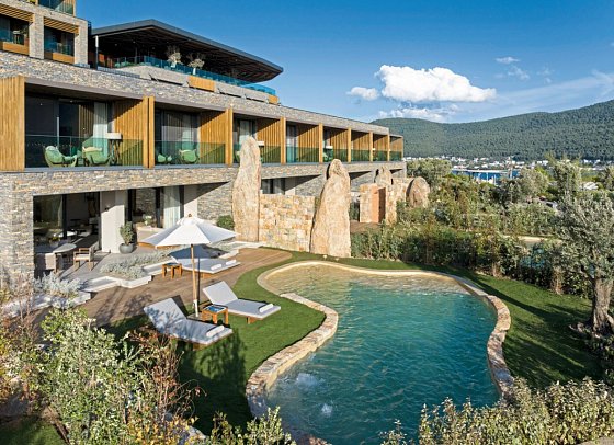Lujo Bodrum - WohnbeispieMaki Villa 2 Schlafräume seitl. Meerblick (Zimmercodierungen MB3 & MB4)