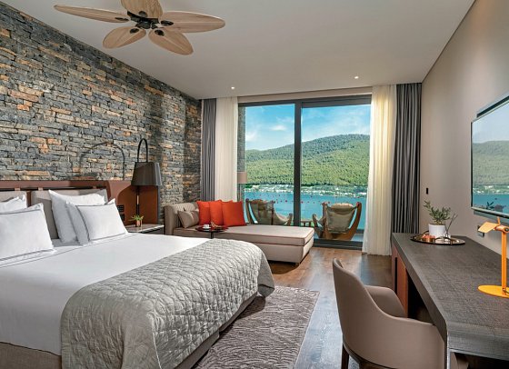 Lujo Bodrum - Wohnbeispiel Doppelzimmer Superior Meerblick (Zimmercodierungen DSM & DCM)