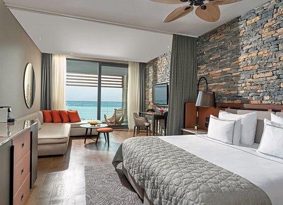 Lujo Bodrum - Wohnbeispiel Doppelzimmer Deluxe seitl. Meerblick (Zimmercodierungen DDN & DC1)