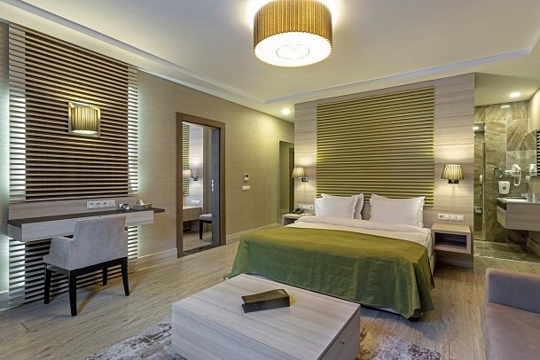 Sianji Well-Being Resort - Wohnbeispiel Doppelzimmer mit Verbindungstür (Zimmercodierung DV1)