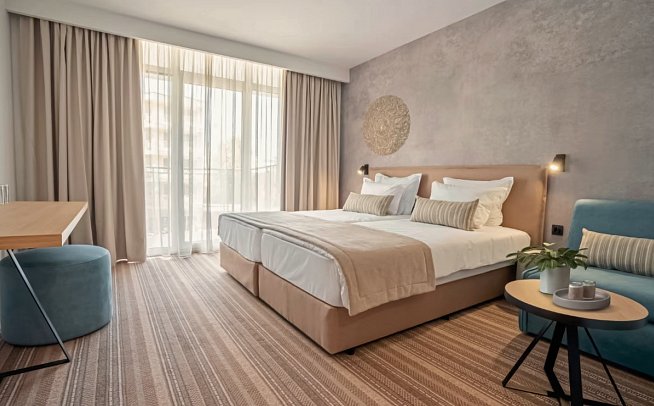 Hotel Perla - Wohnbeispiel Studio (Zimmercodierung SB1)