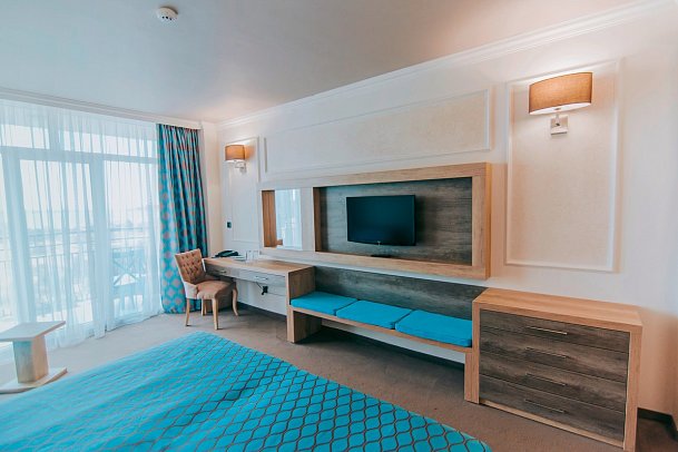 Tiara Beach - Wohnbeispiel Doppelzimmer Meerblick (Zimmercodierungen DBM, DCM & DQM)