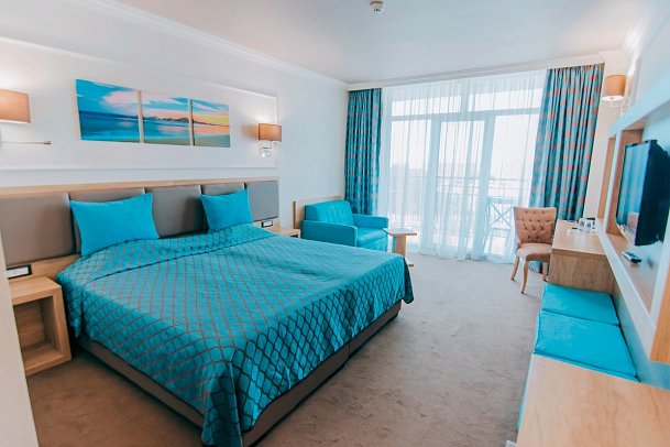 Tiara Beach - Wohnbeispiel Doppelzimmer Meerblick (Zimmercodierungen DBM, DCM & DQM)