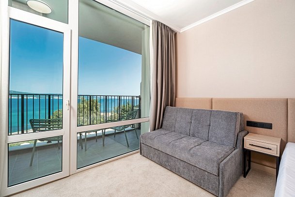 Festa Panorama - Wohnbeispiel Doppelzimmer Meerblick (Zimmercodierungen DBM & DCM)