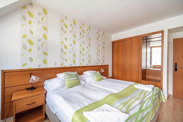 Hotel Panoráma - Wohnbeispiel Doppelzimmer Parkseite (Zimmercodierungen DB2, DB3 & DC1)