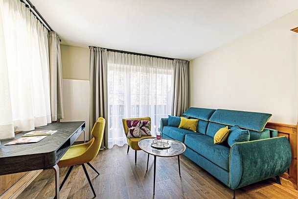 Aktiv- & Vitalhotel Erica - Wohnbeispiel Doppelzimmer Latemar Superior (Zimmercodierung DB3)