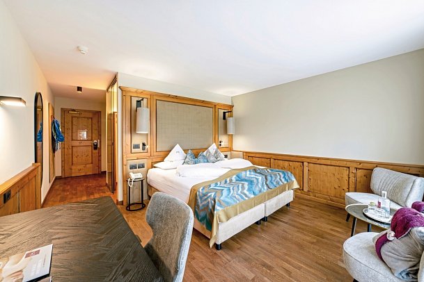 Aktiv- & Vitalhotel Erica - Wohnbeispiel Doppelzimmer Latemar Komfort (Zimmercodierung DB1)