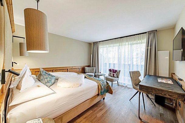 Aktiv- & Vitalhotel Erica - Wohnbeispiel Doppelzimmer Latemar Komfort (Zimmercodierung DB1)