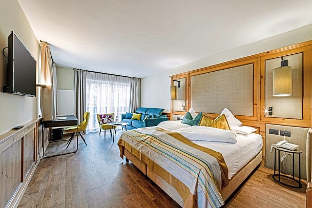 Aktiv- & Vitalhotel Erica - Wohnbeispiel Doppelzimmer Latemar Superior (Zimmercodierung DB3)