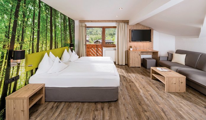 Schneeberg Family Spa Resort - Wohnbeispiel Doppelzimmer Alpin (Zimmercodierung DB4)