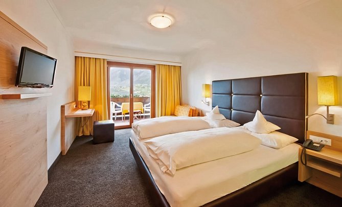 Schennerhof - Wohnbeispiel Doppelzimmer Mutspitz (Zimmercodierung DB2)