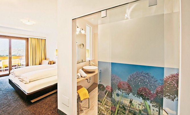 Schennerhof - Wohnbeispiel Doppelzimmer Mutspitz (Zimmercodierung DB2)