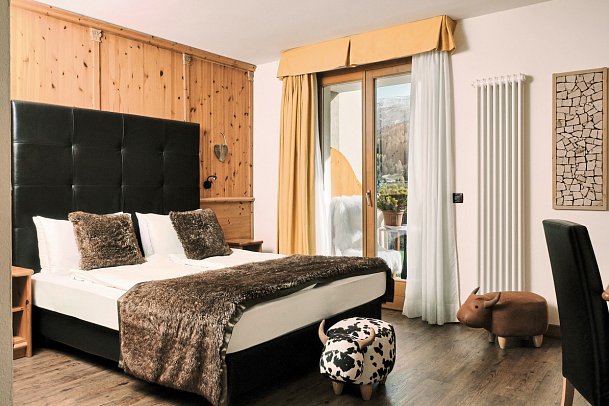 Hotel Salvadori - Wohnbeispiel Doppelzimmer Romantik (Zimmercodierung DB1)