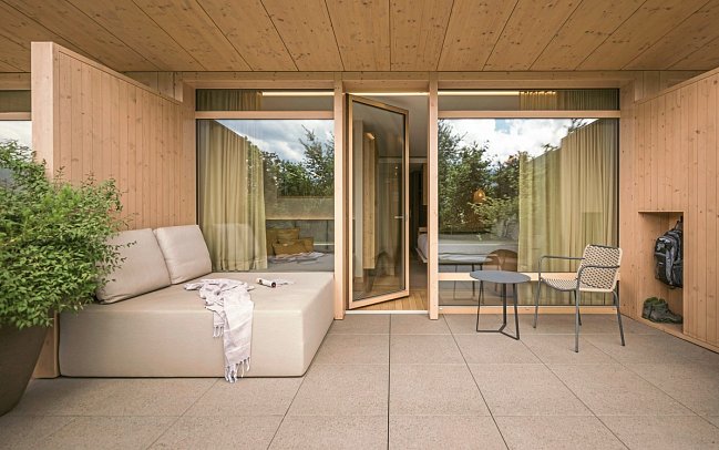 Falkensteiner Hotel Kronplatz - Wohnbeispiel Doppelzimmer Deluxe (Zimmercodierung DD1)