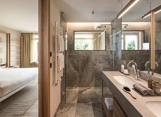 Falkensteiner Hotel Kronplatz - Wohnbeispiel Doppelzimmer Deluxe (Zimmercodierung DD1)
