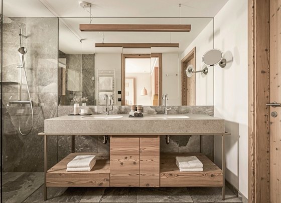 Falkensteiner Hotel Kronplatz - Wohnbeispiel Doppelzimmer Deluxe (Zimmercodierung DD1)