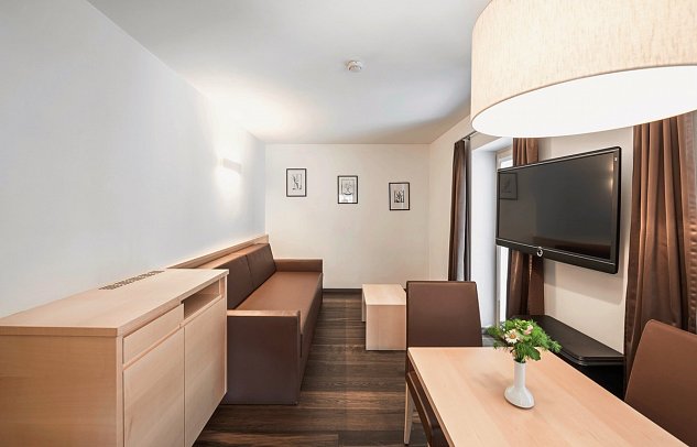 Bischofhof - Wohnbeispiel Suite (Zimmercodierung WB1)