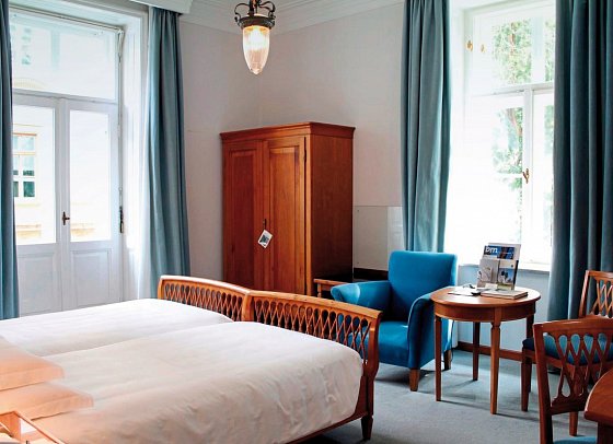 Parkhotel Laurin - Wohnbeispiel Doppelzimmer Komfort (Zimmercodierung DF1)