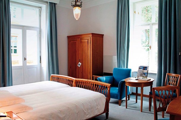 Parkhotel Laurin - Wohnbeispiel Doppelzimmer Komfort (Zimmercodierung DF1)