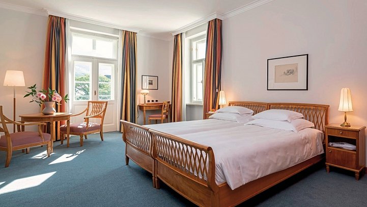 Parkhotel Laurin - Wohnbeispiel Doppelzimmer Deluxe (Zimmercodierung DD1)