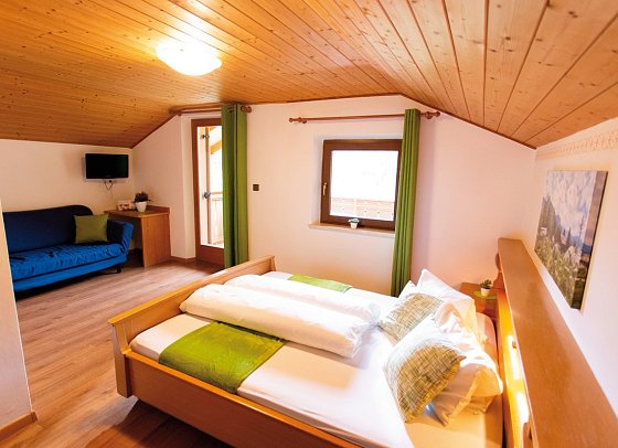 Almhotel Bergerhof - Wohnbeispiel Doppelzimmer Reinswald