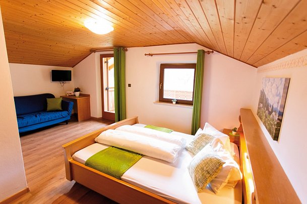 Almhotel Bergerhof - Wohnbeispiel Doppelzimmer Reinswald
