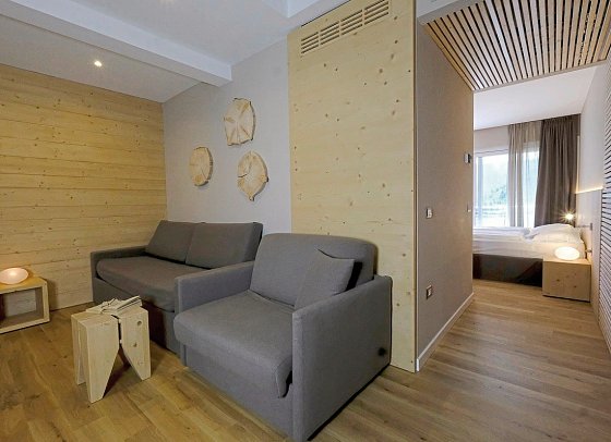Parc Hotel du Lac - Wohnbeispiel Suite Family Wellness (Zimmercodierung W1U)