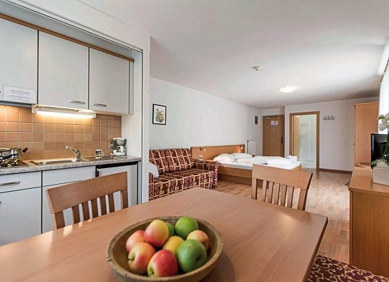 Hotel Adler - Wohnbeispiel Appartement A+B (Zimmercodierung AB1)