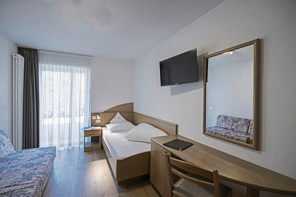 Hotel Adler - Wohnbeispiel Einzelzimmer Standard (Zimmercodierung EB1)