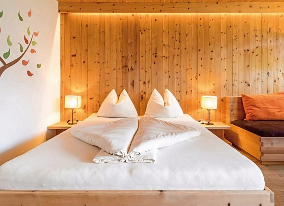 Theiner's Garten - Das Biorefugium - Wohnbeispiel Doppelzimmer Comfort Aroma (Zimmercodierung DB1)