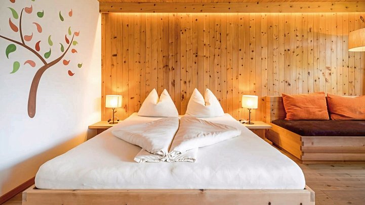 Theiner's Garten - Das Biorefugium - Wohnbeispiel Doppelzimmer Comfort Aroma (Zimmercodierung DB1)