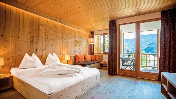 Theiner's Garten - Das Biorefugium - Wohnbeispiel Doppelzimmer Superior Pergola (Zimmercodierung DB2)