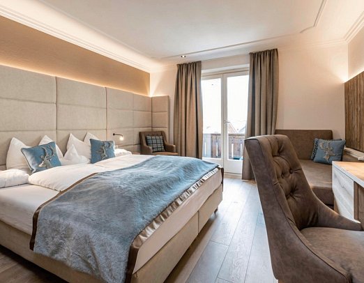 Stroblhof Active Family Spa Resort - Wohnbeispiel Doppelzimmer Passeier (Zimmercodierung DB1)