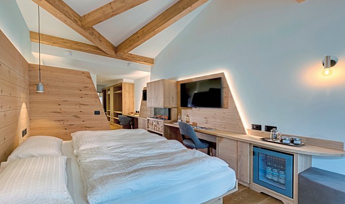 Kristiania Pure Nature Hotel & Spa - Wohnbeispiel Juniorsuite Quarzo (Zimmercodierung JB3)