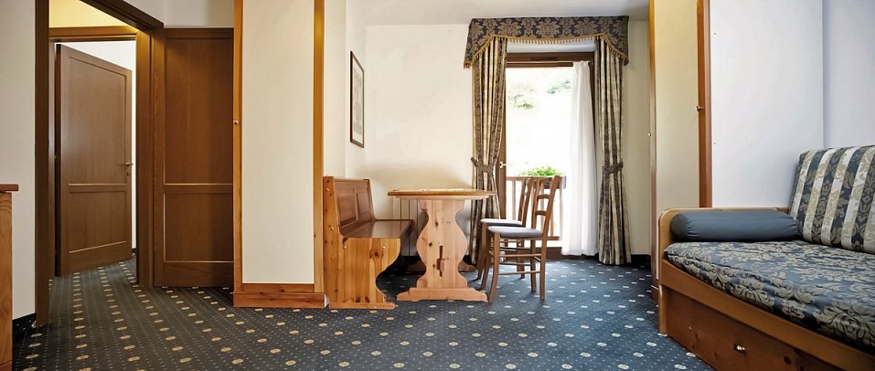 Domina Parco dello Stelvio - Wohnbeispiel Appartement Family Room (Zimmercodierung AB1)