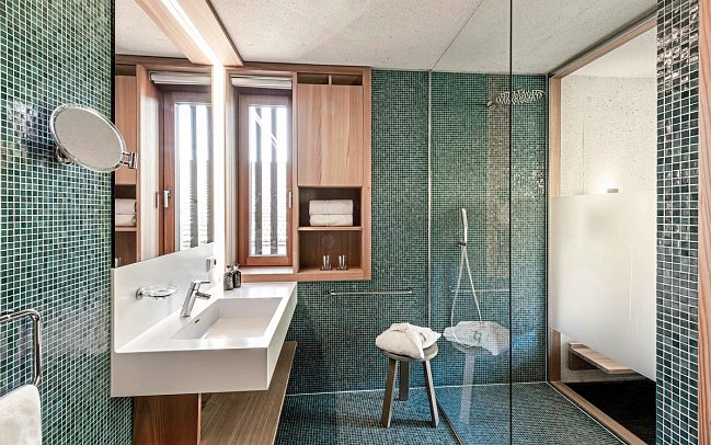 La Paula Apartments & Suites - Bad im Appartement Garmisch (Zimmercodierung JB1)