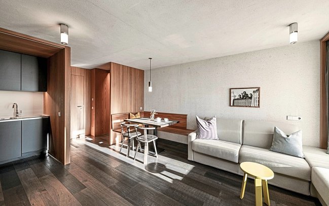 La Paula Apartments & Suites - Wohnbeispiel Appartement Cortina (Zimmercodierung AB1)