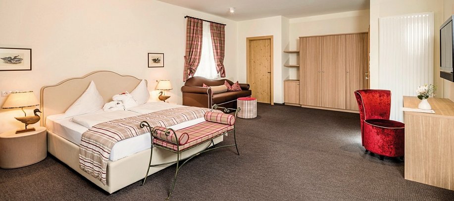 Hotel Rössl - Wohnbeispiel Doppelzimmer Aschbach Komfort (Zimmercodierung DB2)