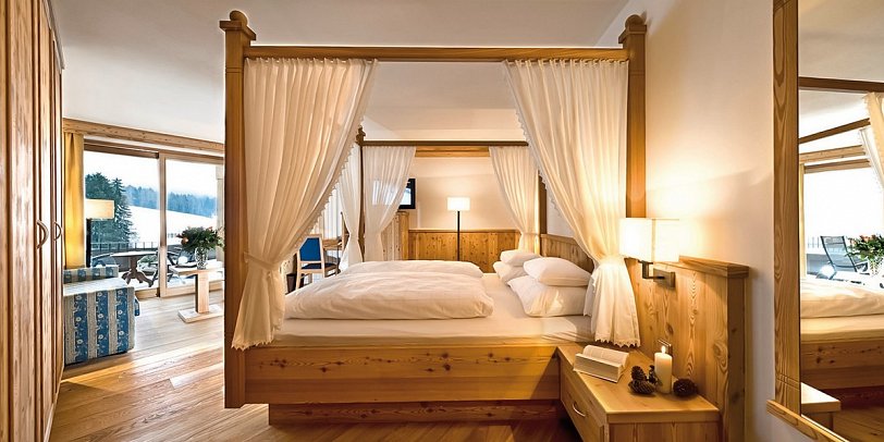 Chalet Tianes - Wohnbeispiel Doppelzimmer Panorama (Zimmercodierung DF1)