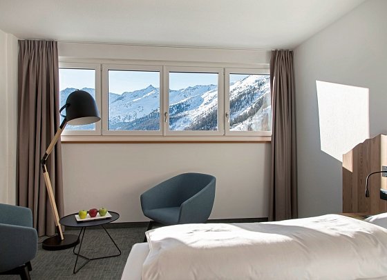 Blu Senales Family & Active Resort - Wohnbeispiel Familienzimmer (Zimmercodierung FB1)