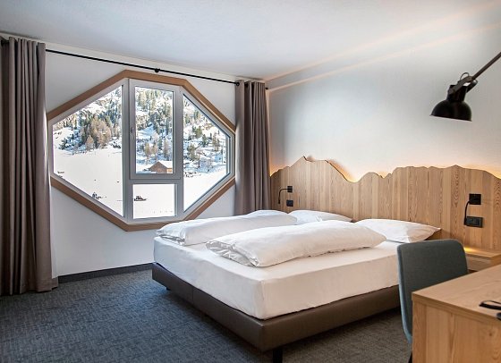 Blu Senales Family & Active Resort - Wohnbeispiel Doppelzimmer Superior (Zimmercodierung DS1)