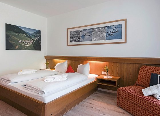 Smart Hotel Firn - Wohnbeispiel Doppelzimmer (Zimmercodierungen DB1 & TB2)