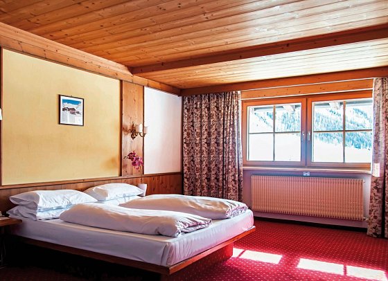 Sporthotel Kurzras - Wohnbeispiel Doppelzimmer (Zimmercodierung DB1)