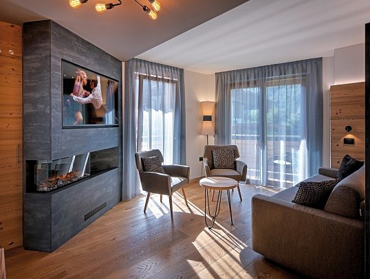 Sporthotel Rosatti - Wohnbeispiel Suite (Zimmercodierung WB1)