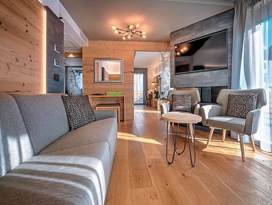 Sporthotel Rosatti - Wohnbeispiel Suite (Zimmercodierung WB1)